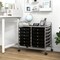 Costway 12 Drawers Rolling Cart Storage Scrapbook Paper Studio Organizer Bins Macaron/White/Light Pink/Purple/Pink/Clear/Gray/Rainbow/Multicolor/Hot Pink/Black